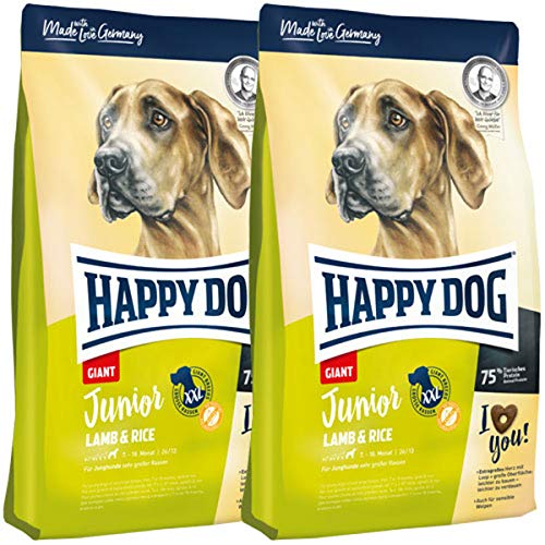 Happy Dog 2 x 15 kg Supreme Junior Giant Lamb & Rice (Lamm & Reis) von Happy Dog