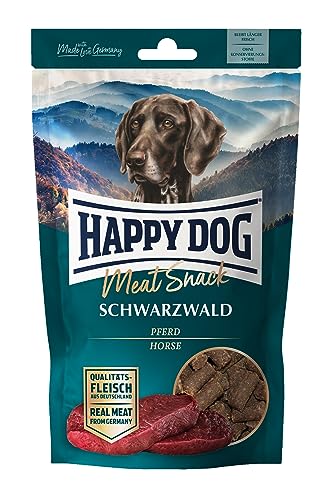Happy Dog 60698 - Meat Snack Schwarzwald - Leckerli für Sensible Hunde aus getrocknetem Pferdefleisch - 75 g Inhalt von Happy Dog