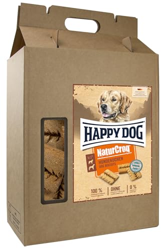 Happy Dog 60739 - NaturCroq Hundekuchen - Vollkorn-Snack für mittlere und große Hunde- 5 kg Inhalt von Happy Dog