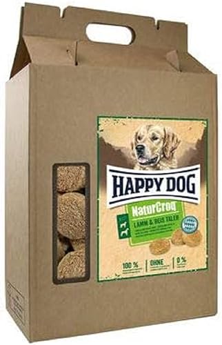 Happy Dog 60743 - NaturCroq Lamm-Reis-Taler - Vollkorn-Snack für mittlere und große Hunde- 5 kg Inhalt von Happy Dog