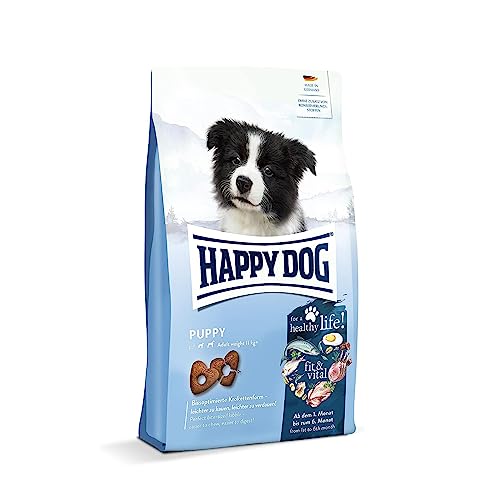 Happy Dog 60991 – Supreme fit & vital Puppy – Alleinfutter für Welpen ab 4 Wochen bis 6 Monate – 18 kg Inhalt von Happy Dog
