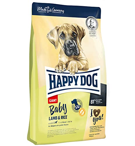 Happy Dog 60594 - Supreme Baby Giant Lamb & Rice - Welpen-Alleinfutter für große Rassen - 15 kg Inhalt von Happy Dog