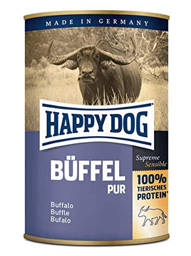 Happy Dog Dose Büffel Pur 400g (Menge: 12 je Bestelleinheit) von Happy Dog