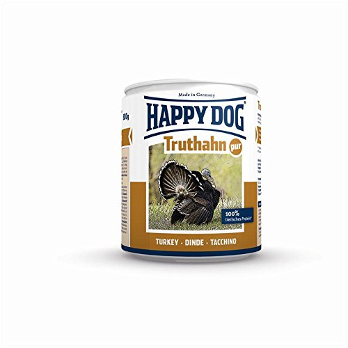 Happy Dog Dose Truthahn Pur | 12x 200g Hundenassfutter von Happy Dog