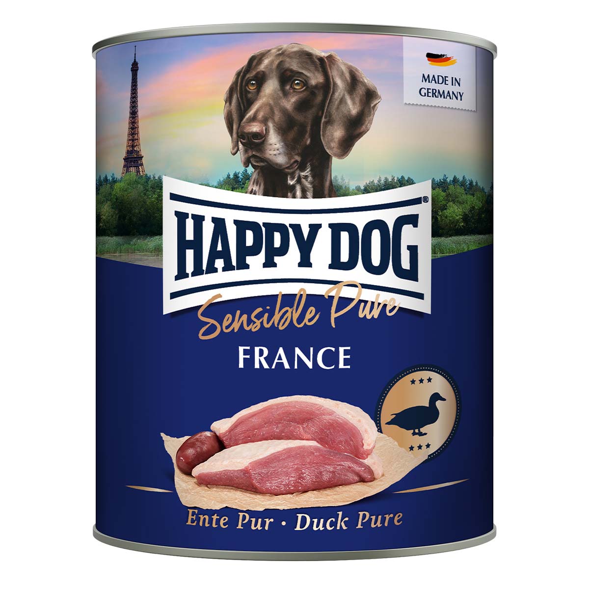 Happy Dog Sensible Pure France (Ente) 6x800g von Happy Dog