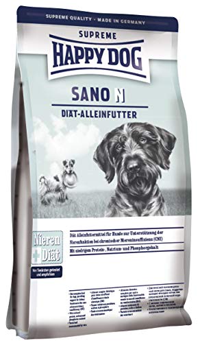 Happy Dog 03394 Nahrungsergänzung - Sano N - Diät-Alleinfutter für ausgewachsene Hunde mit Nierenerkrankung - 1 kg Inhalt von Happy Dog