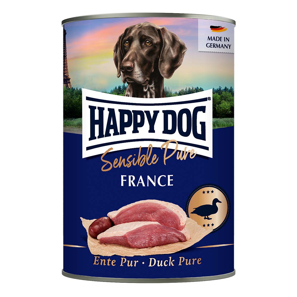 Happy Dog Sensible Pure France (Ente) 24x400g von Happy Dog