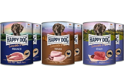 Happy Dog Mischtray Sensible Pure 12 x 800 g von Happy Dog