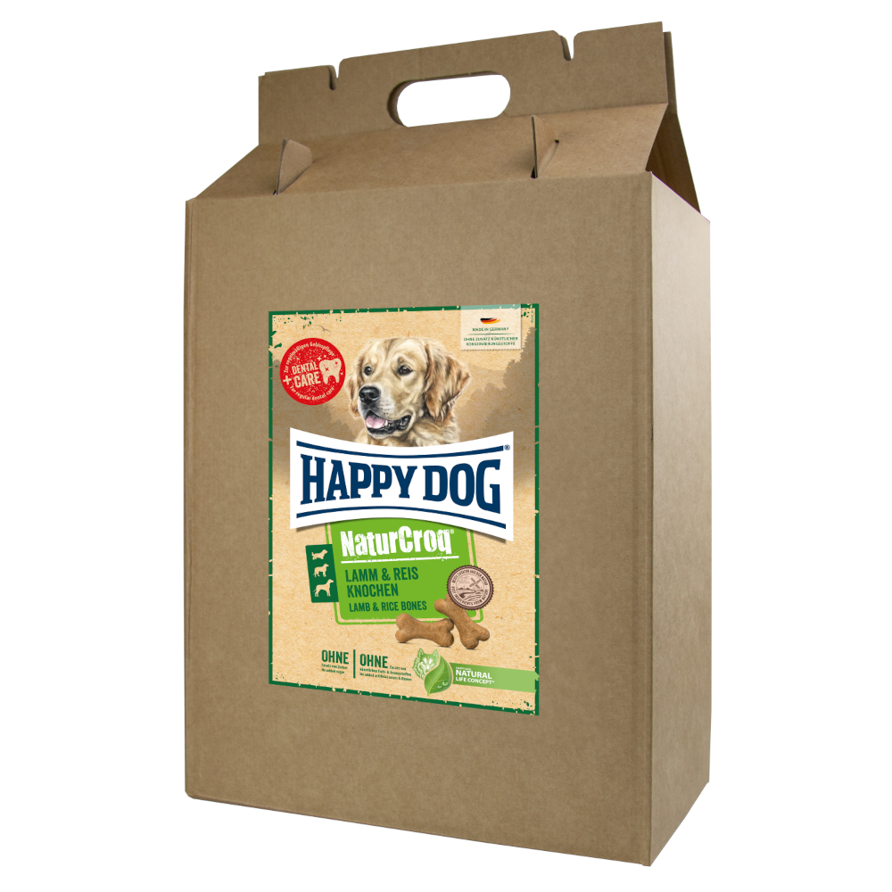 Happy Dog NaturCroq Knochen mit Lamm & Reis 5 kg von Happy Dog