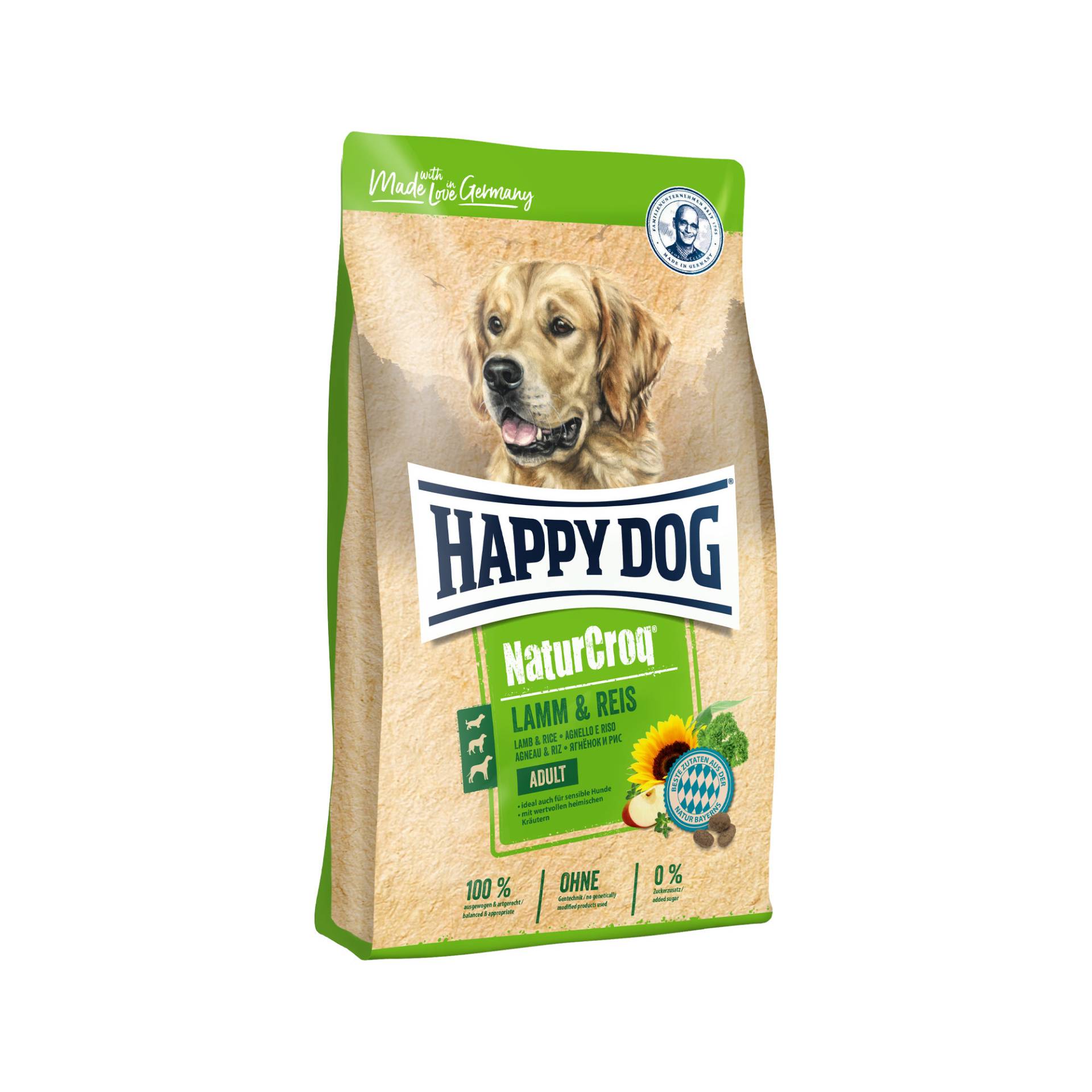 Happy Dog NaturCroq Lamm & Reis - 2 x 11 kg von Happy Dog