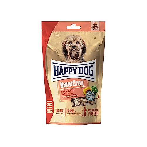 Happy Dog NaturCroq Mini Snack Lachs&Reis 100g von Happy Dog
