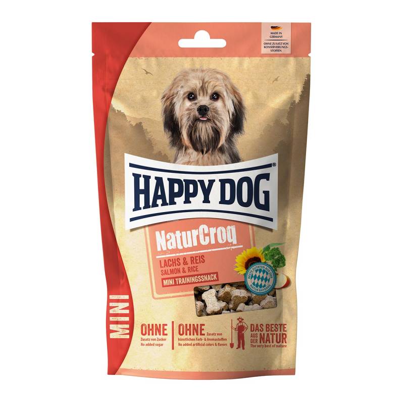 Happy Dog NaturCroq Mini Snack Lachs & Reis 100g von Happy Dog