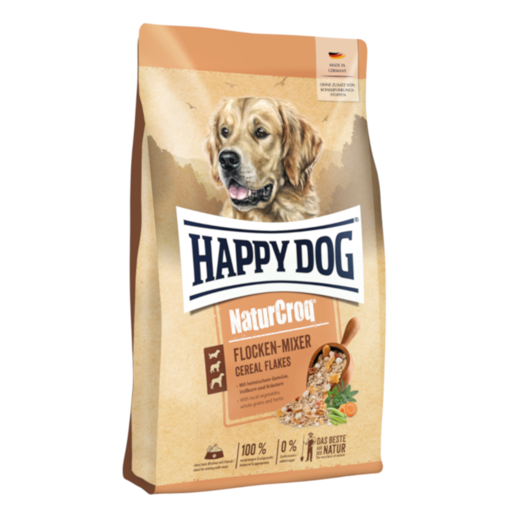Happy Dog Premium NaturCroq Flocken Mixer - Sparpaket: 2 x 10 kg von Happy Dog