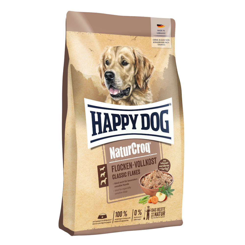 Happy Dog Premium NaturCroq Flocken Vollkost - Sparpaket: 2 x 1,5 kg von Happy Dog