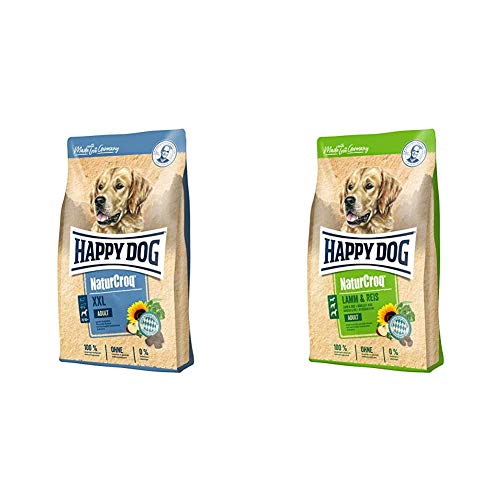 Happy Dog Premium - NaturCroq XXL, 15 kg & Premium - NaturCroq Lamm & Reis, 15 kg von Happy Dog