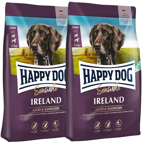 Happy Dog Sensible Ireland - M - Trockenfutter, Hundefutter - Geschmacksrichtung Lachs & Kaninchen - 2x12,5kg Happy Dog Sensible Ireland - M - Trockenfutter, Hundefutter - Geschmacksrichtung Lachs & Kaninchen - 2x12,5kg von Happy Dog