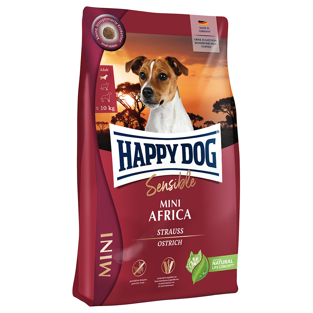 Happy Dog Sensible Mini Africa - Sparpaket: 2 x 4 kg von Happy Dog