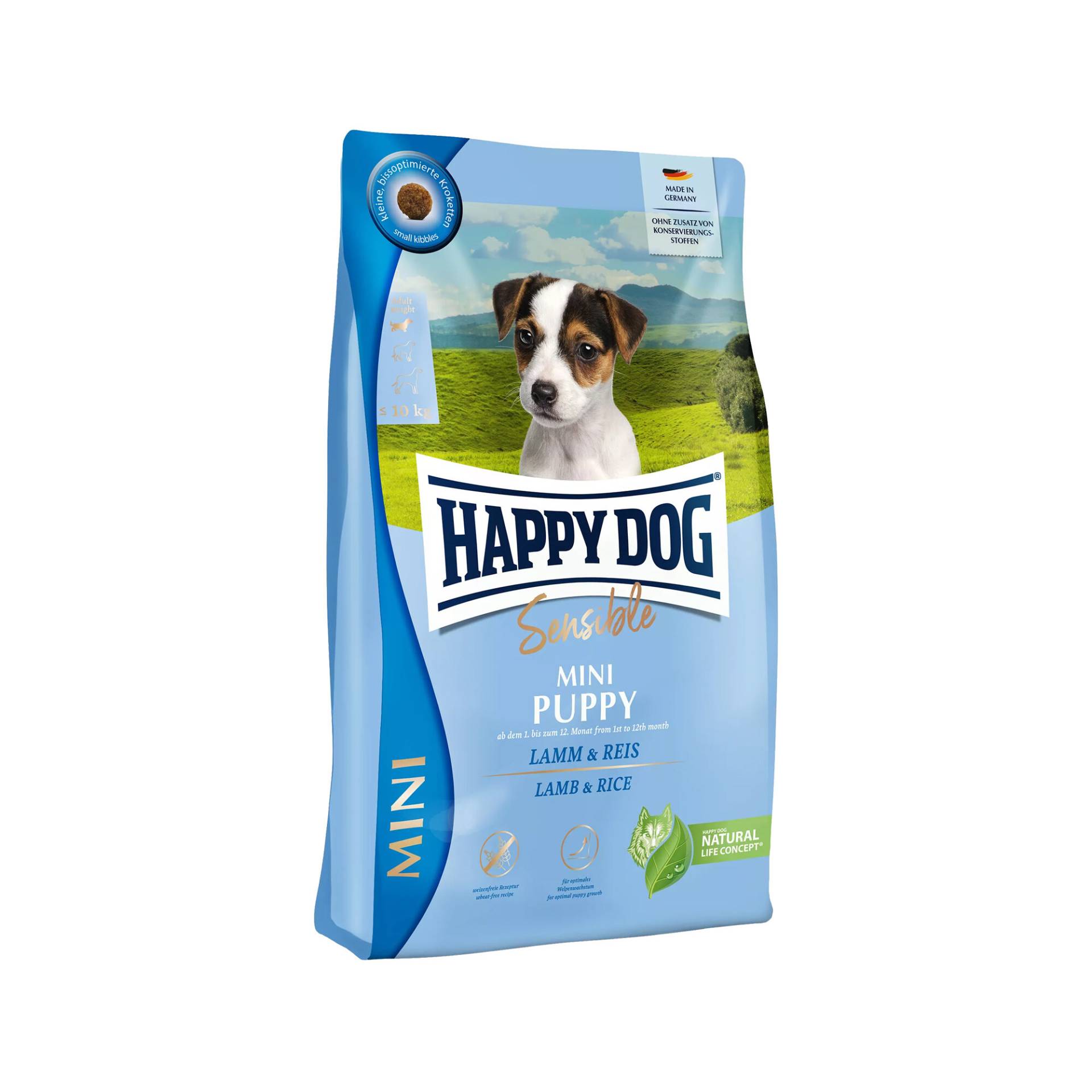 Happy Dog Sensible Mini Puppy Hundefutter - Lamm und Reis - 800 g von Happy Dog