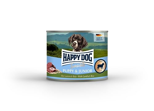 Happy Dog Sensible Puppy Lamm und Reis Dose 200g von Happy Dog
