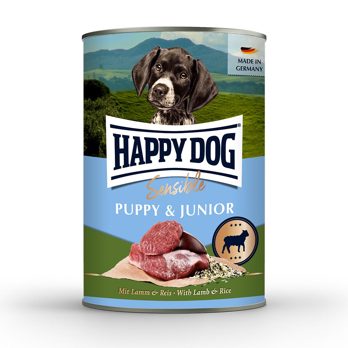 Happy Dog Sensible Puppy Lamm & Reis Dose 6x400g Happy Dog Sensible Puppy Lamm & Reis Dose 6x400g von Happy Dog
