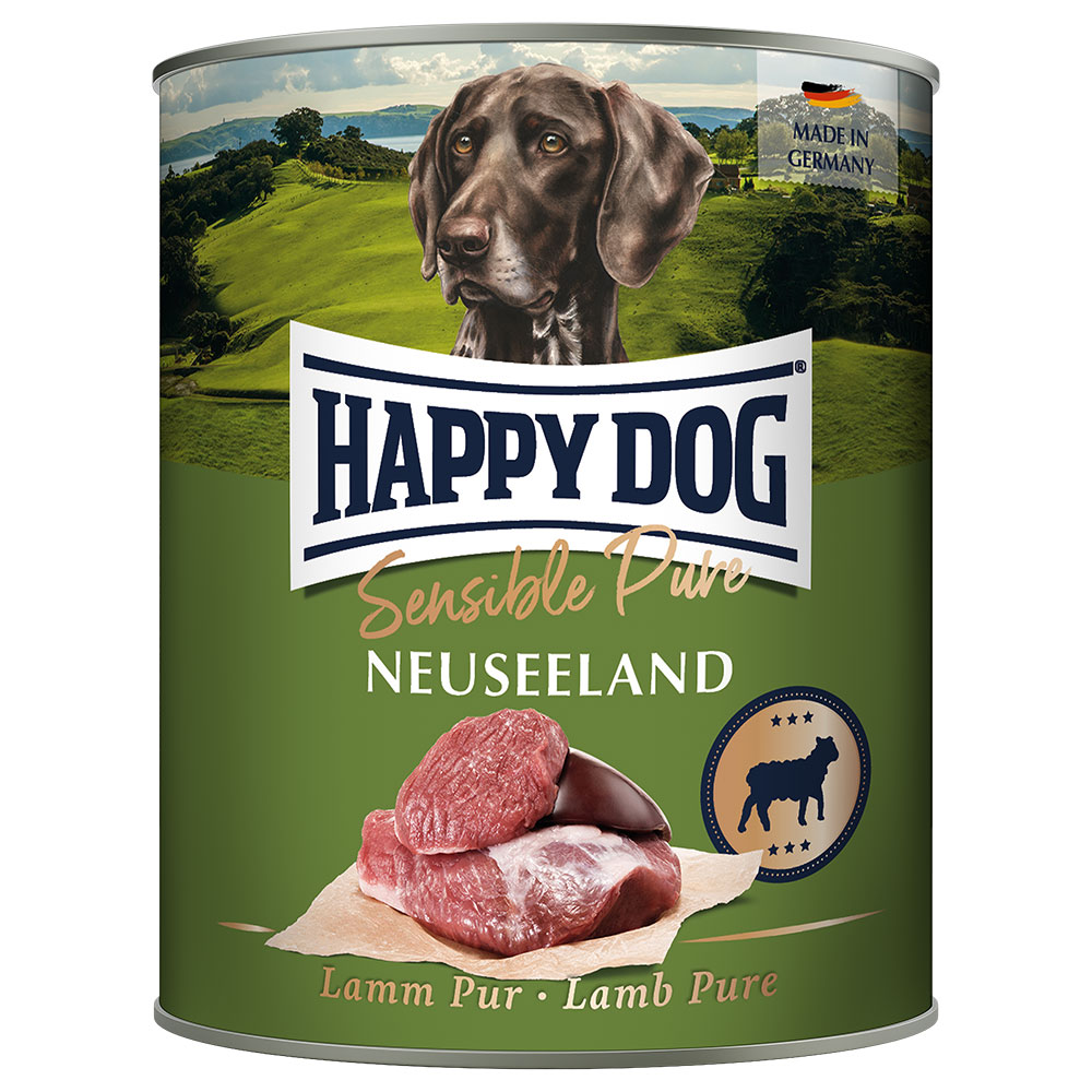 Happy Dog Sensible Pure 6 x 800 g - Neuseeland (Lamm Pur) von Happy Dog