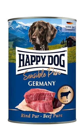Happy Dog Sensible Pure Germany (Rind) 12 x 400 g von Happy Dog
