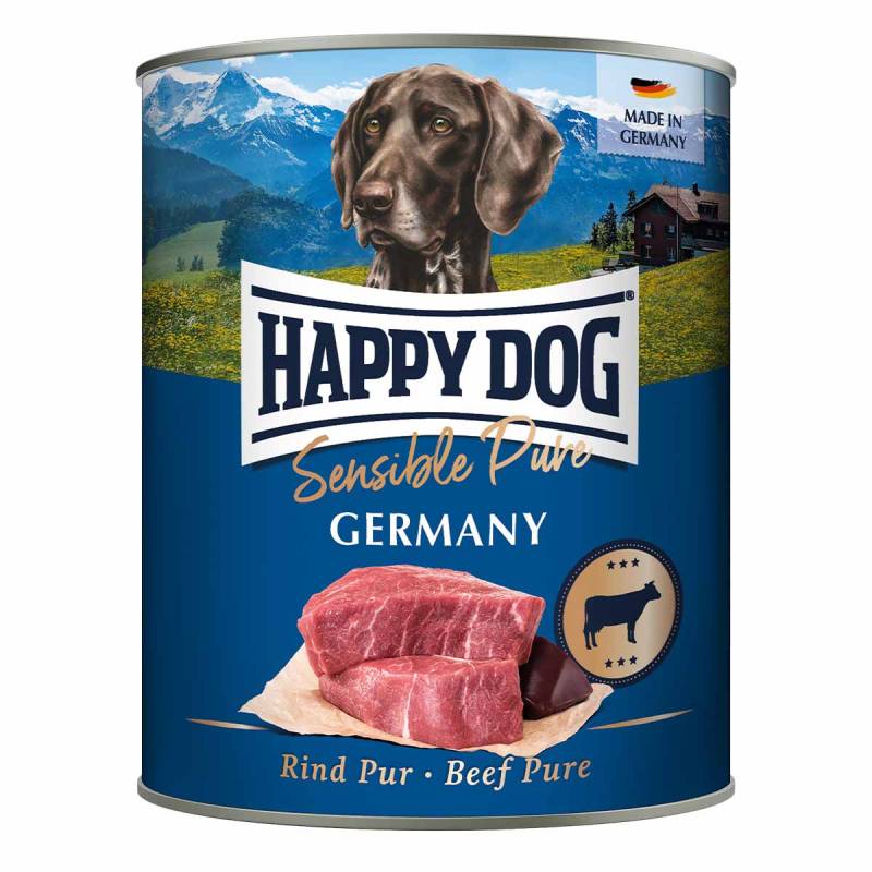 Happy Dog Sensible Pure Germany (Rind) 12x800g von Happy Dog