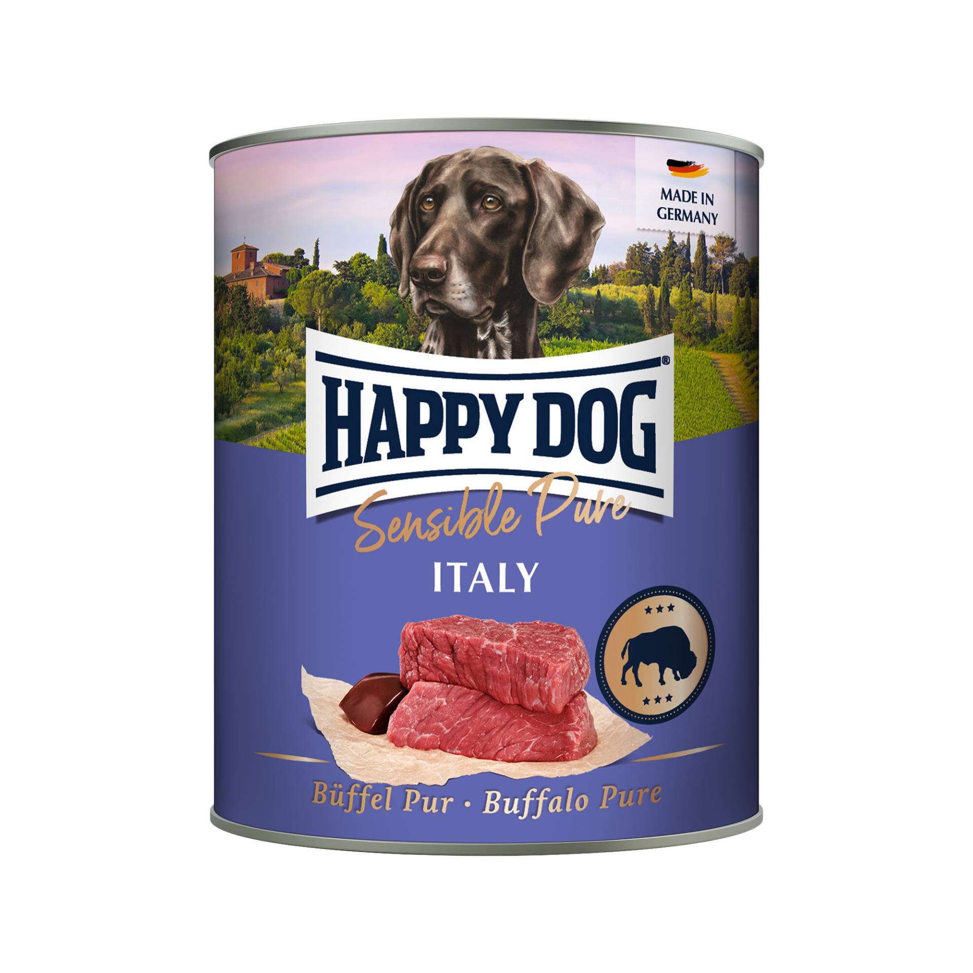 Happy Dog Sensible Pure Italy - Büffel - 6 x 800 g von Happy Dog