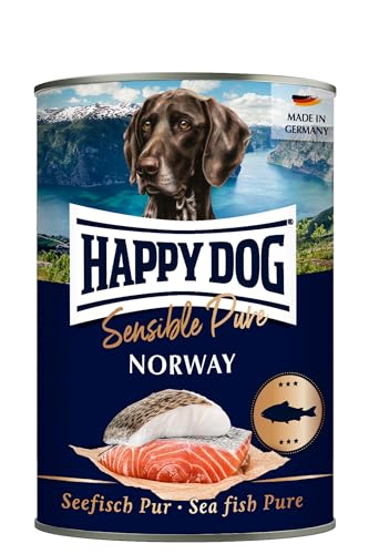 Happy Dog Sensible Pure Norway (Seefisch) M 18 x 400 g von Happy Dog