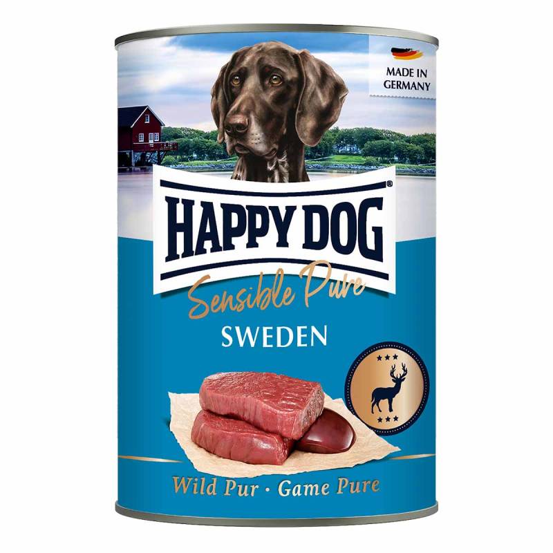 Happy Dog Sensible Pure Sweden (Wild) 12x400g von Happy Dog