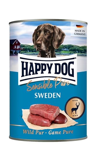 Happy Dog Sensible Pure Sweden (Wild) 18 x 400 g von Happy Dog
