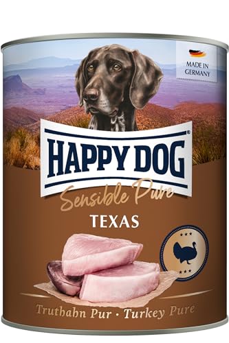 Happy Dog Sensible Pure Texas (Truthahn) 18 x 800 g von Happy Dog