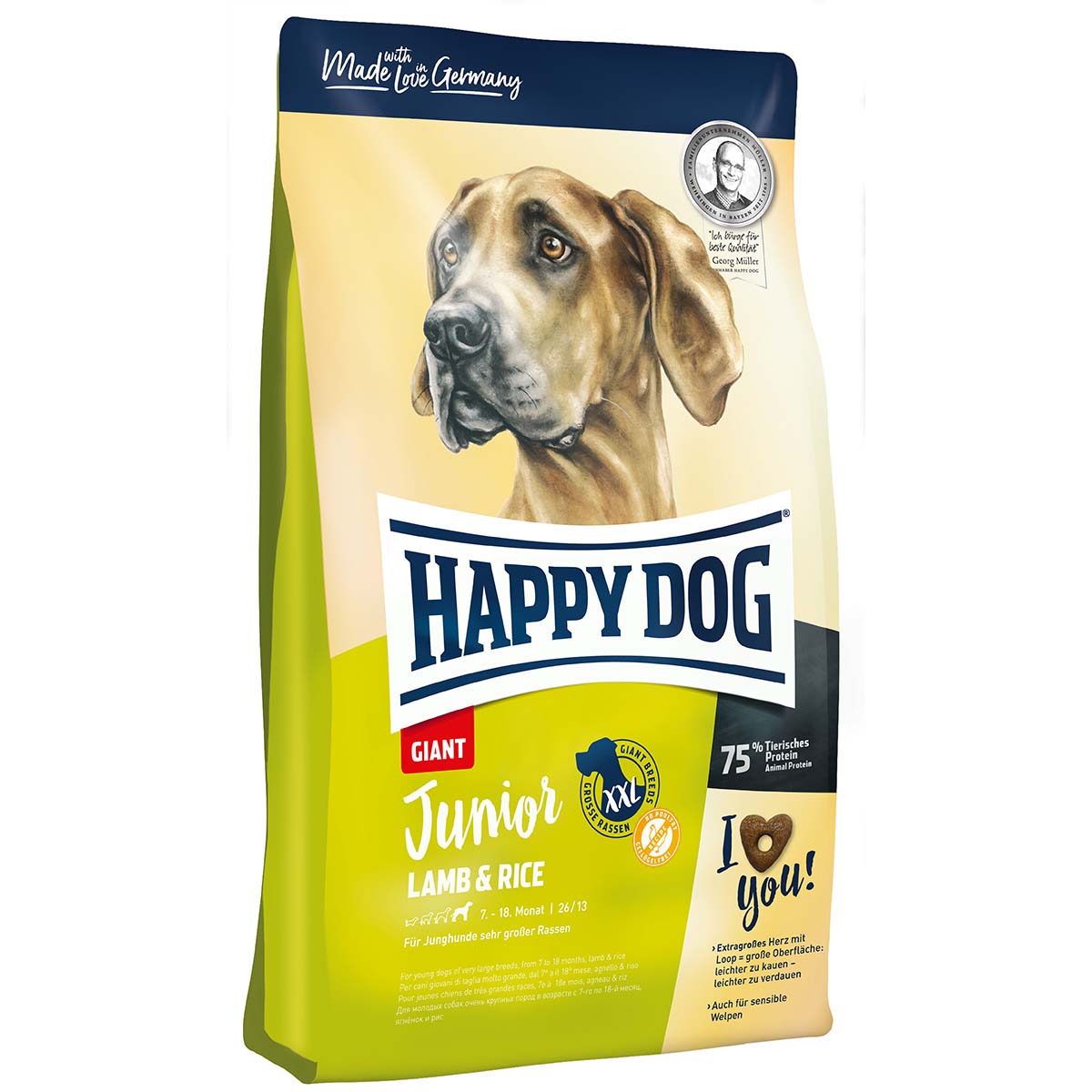 Happy Dog Supreme Junior Giant Lamb & Rice 15kg von Happy Dog