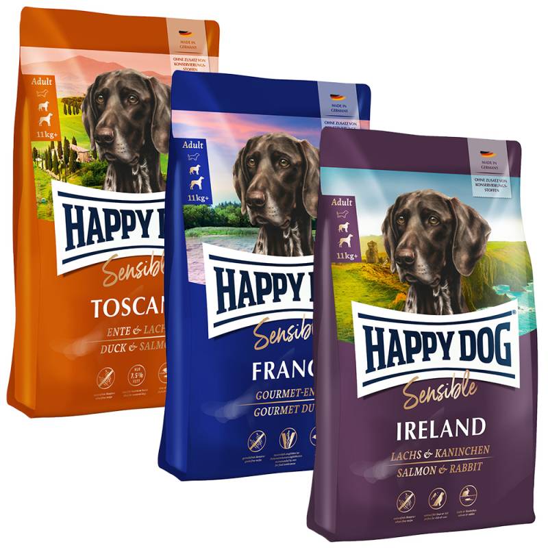 Happy Dog Supreme Kulinarische Weltreise 3 x 4 kg - Irland, Toscana, France Happy Dog Supreme Kulinarische Weltreise 3 x 4 kg - Irland, Toscana, France von Happy Dog