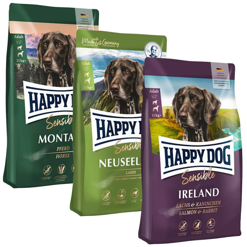 Happy Dog Supreme Kulinarische Weltreise 3 x 4 kg - Neuseeland, Ireland, Montana Happy Dog Supreme Kulinarische Weltreise 3 x 4 kg - Neuseeland, Ireland, Montana von Happy Dog
