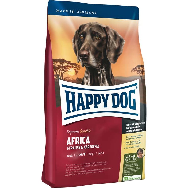 Happy Dog Supreme Sensible Africa Adult - Sparpaket 2 x 12,5 (5,40 € pro 1 kg) von Happy Dog