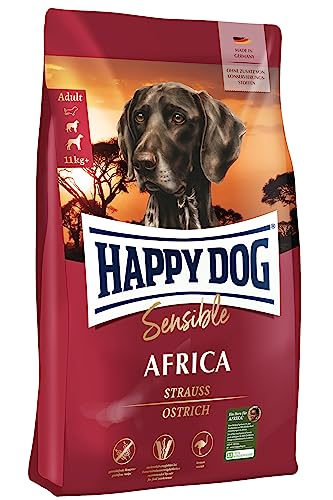 Happy Dog Supreme Sensible Africa M 12,5 kg - Trockenfutter, Geschmacksrichtung Strauss von Happy Dog