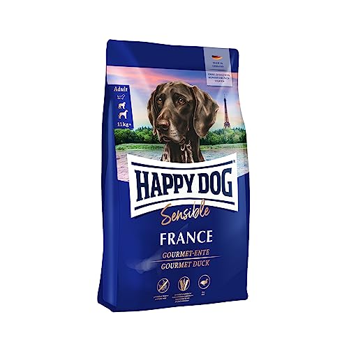 Happy Dog 60559 - Supreme Sensible France Gourmet-Ente - Hunde-Trockenfutter für ausgewachsene Hunde - 1 kg Inhalt von Happy Dog
