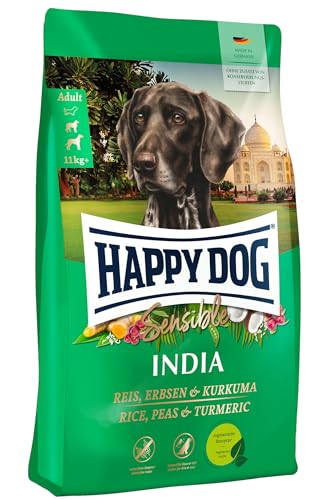 Happy Dog Sensible India - M - Trockenfutter, Hundefutter - Geschmacksrichtung Reis, Erbsen & Kurkuma - 10kg Happy Dog Sensible India - M - Trockenfutter, Hundefutter - Geschmacksrichtung Reis, Erbsen & Kurkuma - 10kg von Happy Dog