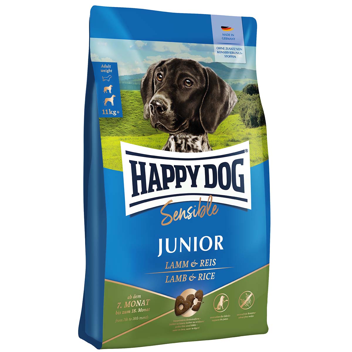 Happy Dog Supreme Sensible Junior Lamm & Reis 10kg von Happy Dog