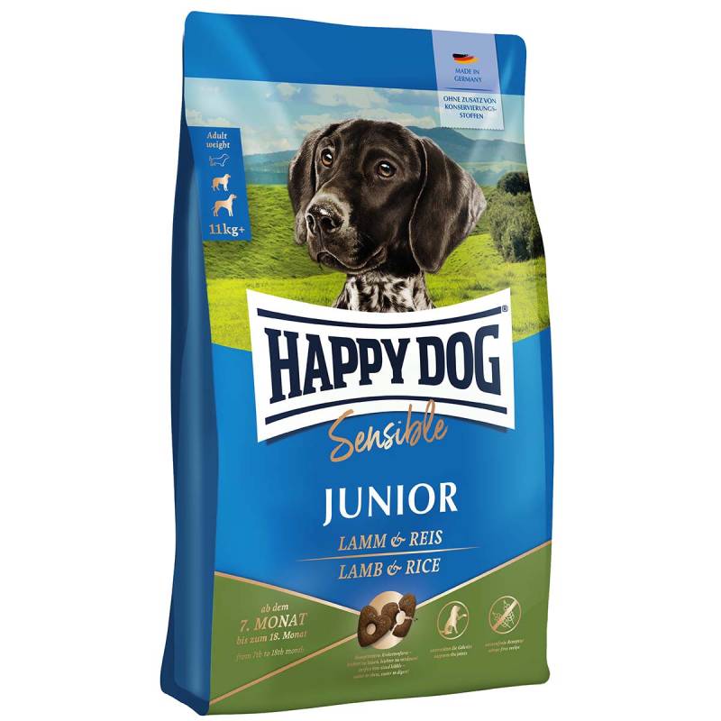 Happy Dog Supreme Sensible Junior Lamm & Reis 10kg von Happy Dog