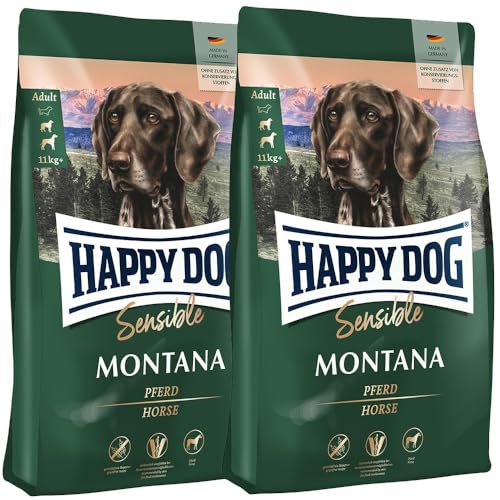 Happy Dog Supreme Sensible Montana 2 x 10 kg - Trockenfutter, Geschmacksrichtung Pferd von Happy Dog