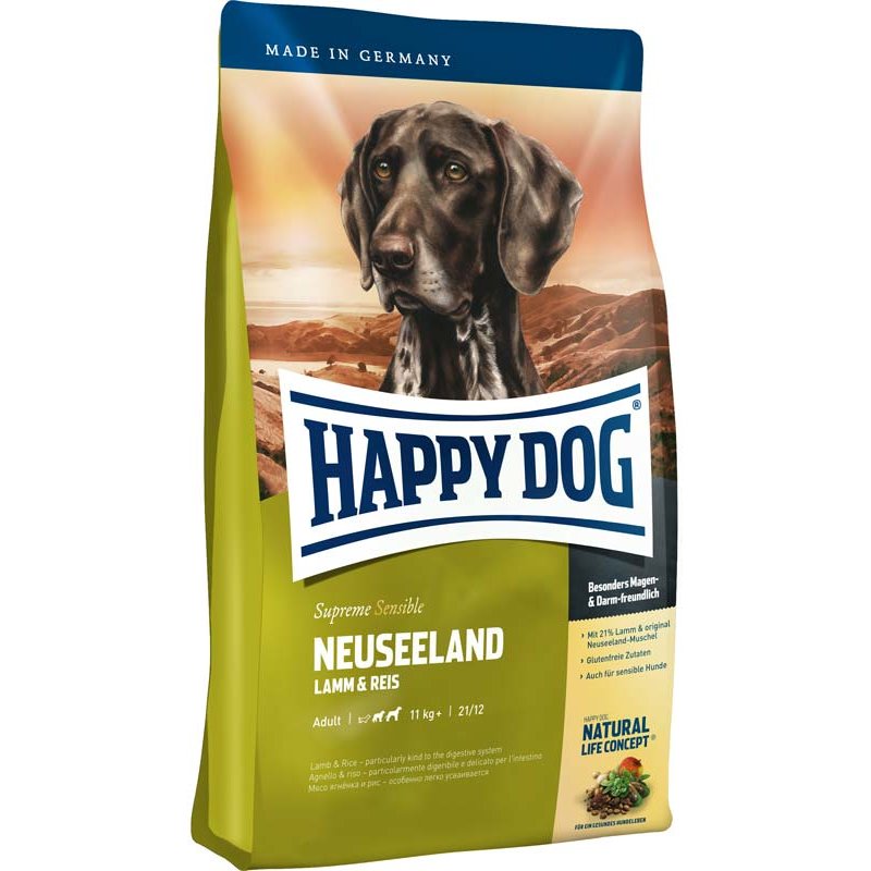Happy Dog Supreme Sensible Neuseeland - 4 kg (5,49 € pro 1 kg) von Happy Dog