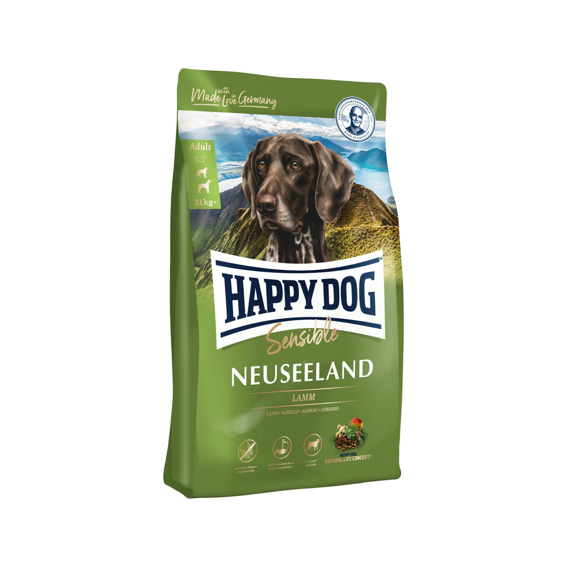 Happy Dog Supreme Sensible Neuseeland Hundefutter - 4 kg von Happy Dog