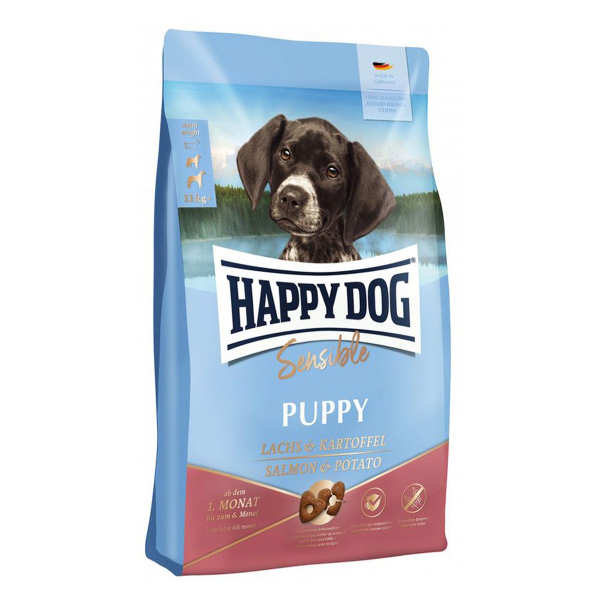 Happy Dog Supreme Sensible Puppy Huhn, Lachs & Kartoffel 10kg von Happy Dog