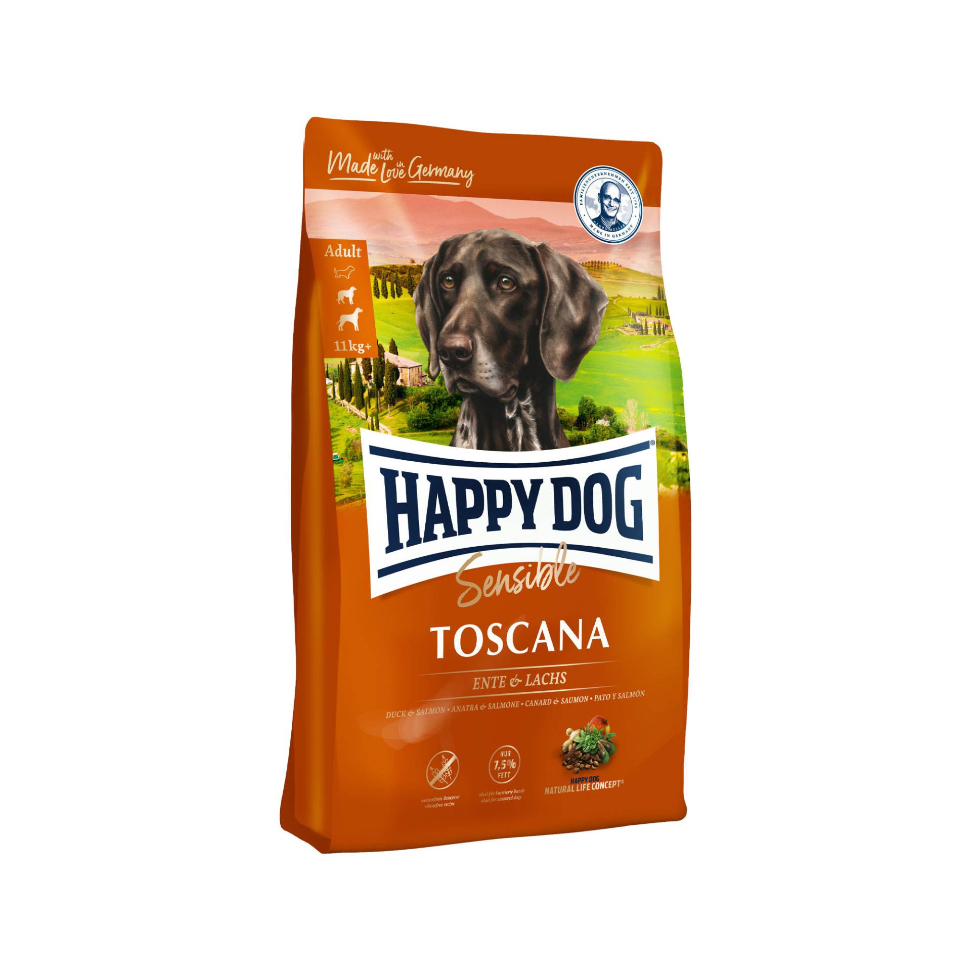 Happy Dog Supreme Sensible Toscana Hundefutter - 12,5 kg von Happy Dog