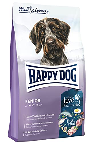 Happy Dog 60766 - Supreme fit & vital Senior - Hunde-Trockenfutter für ältere Hunde - 12 kg Inhalt von Happy Dog