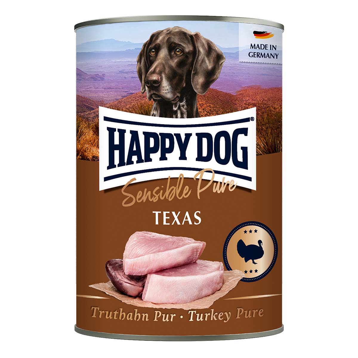 Happy Dog Sensible Pure Texas (Truthahn) 12x400g von Happy Dog