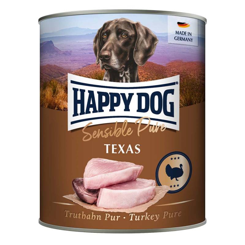 Happy Dog Sensible Pure Texas (Truthahn) 24x800g von Happy Dog