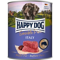 Sparpaket Happy Dog Sensible Pure 12 x 800 g - Italy (Büffel Pur) von Happy Dog